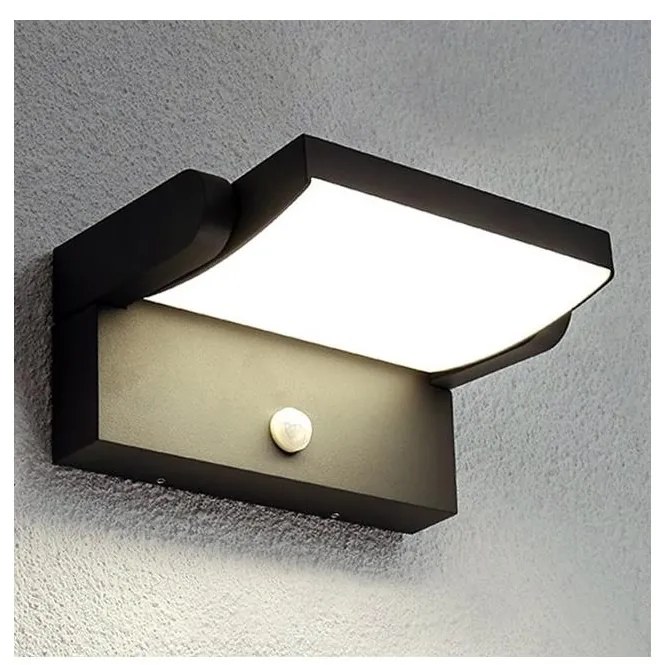 Aplică LED de exterior cu senzor Brilagi ANKLE LED/18W/230V 3000K IP65