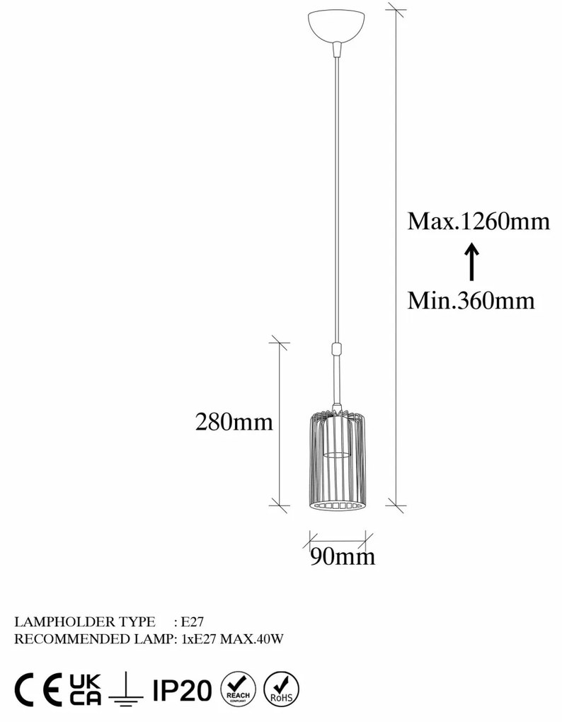 Candelabru KEMTEL-11846