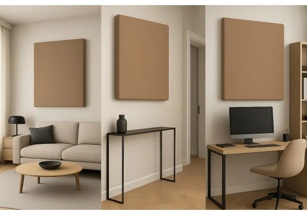 Panou acustic SILENCE 58x58 cm bej