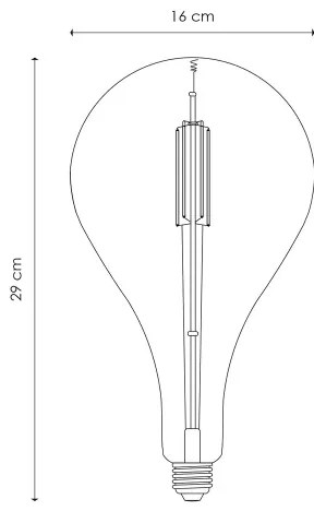 Bec LED dimabil VINTAGE EDISON E27/4W/230V 2700K