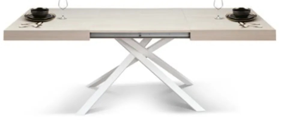 MASA TIFANY BLAT OLMO PERLA - 140 cm / 90 / h 77 - ALB