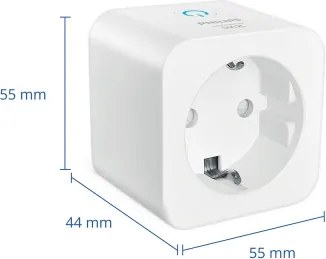 Philips - Set de 2 prize inteligente SCHUKO 2300 W, Wi‑Fi