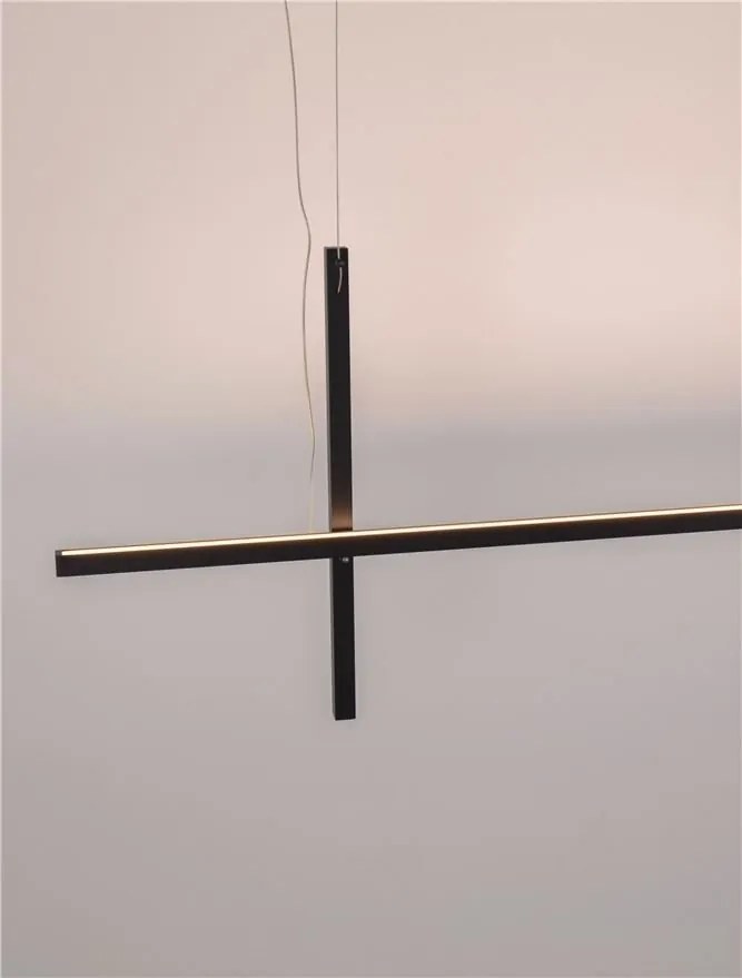 Lustra LED suspendata stil minimalist LOOMA negru