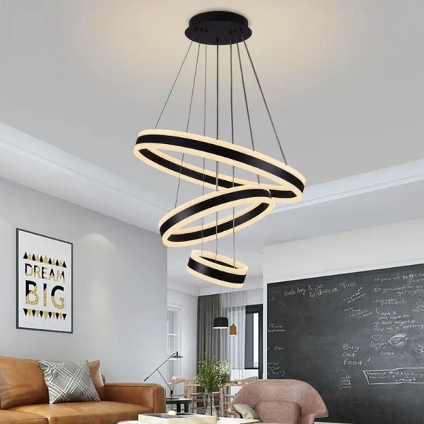 Lustră LED dimabilă pe cablu LED/165W/230V 3000-6500K + telecomandă