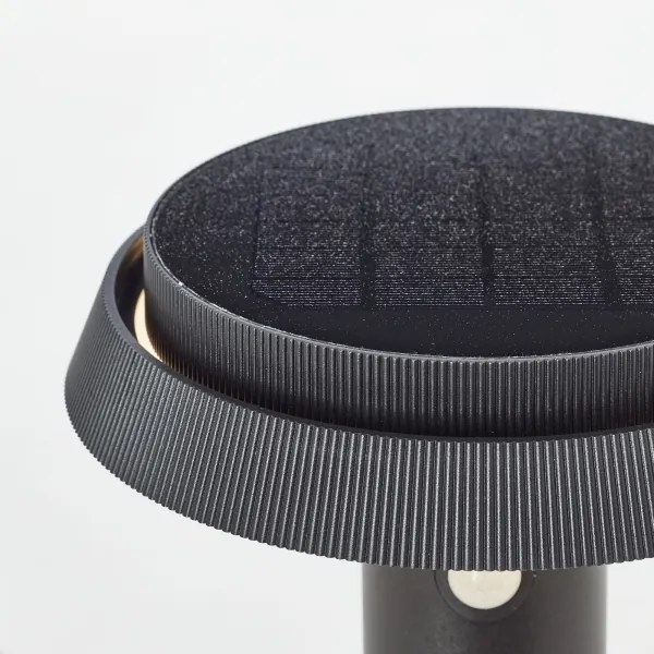 Lampă LED solară cu senzor Brilliant ALVERO LED/4W/3,7V 70 cm IP44 negru