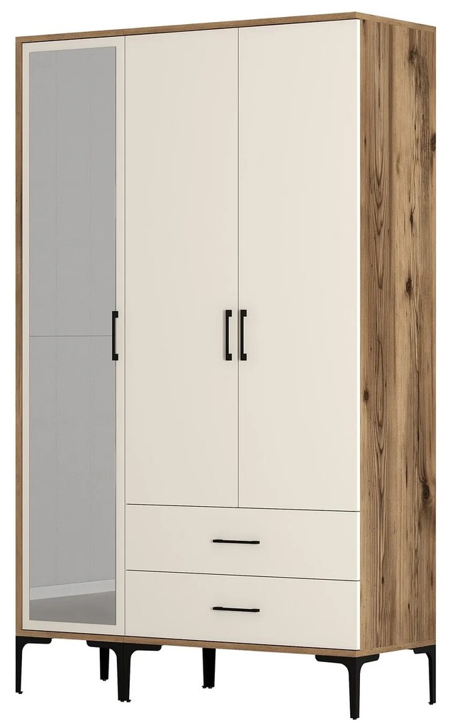 Dulap de haine Kiara RT (Nuc + Crem). 1088483