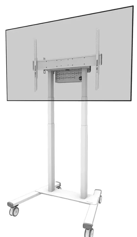 Stand podea mobil NM 55"-100" 110kg alb