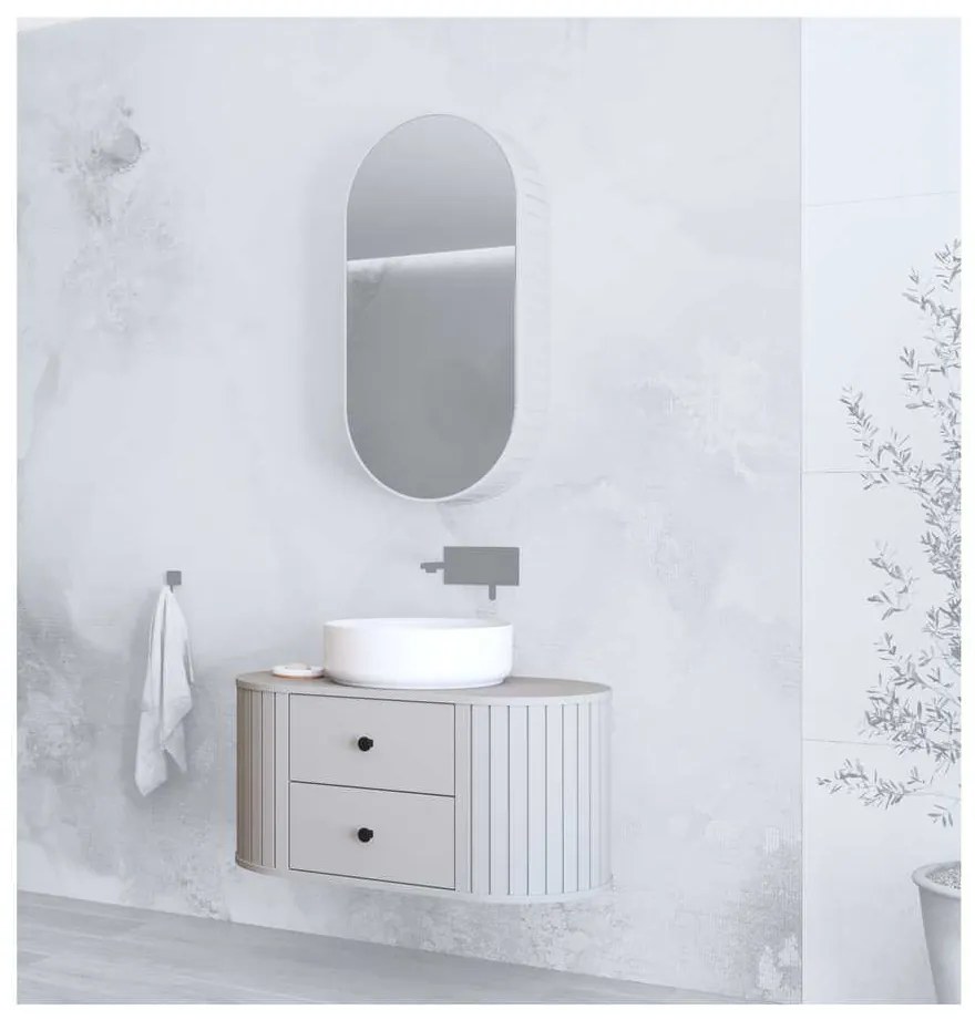 Dulap sub lavoar Belmore, crem