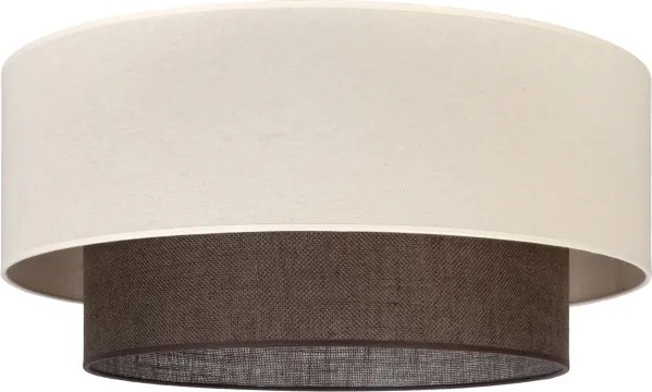 Brilagi - Plafonieră LED BOHO STYLE, 3xE27/15W/230V, Ø 60 cm, crem/maro