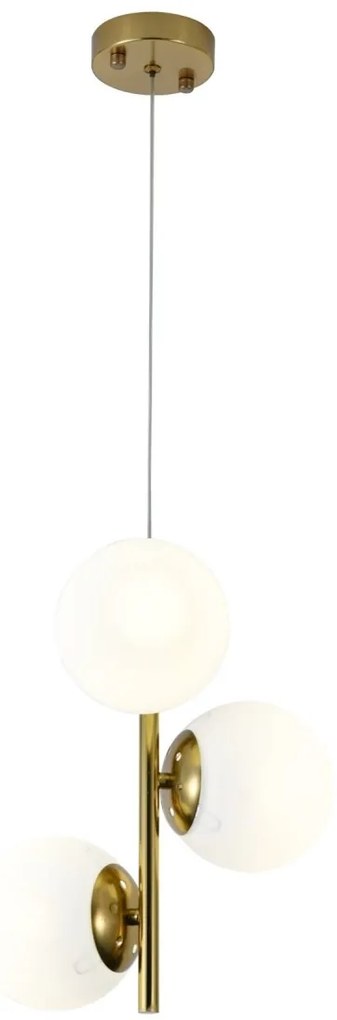 Lustra N6804-3 abajururi elegante, finisaj GOLD