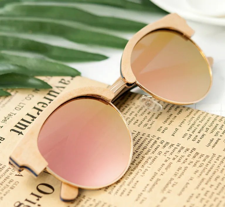 Ochelari de soare din lemn Super fashion