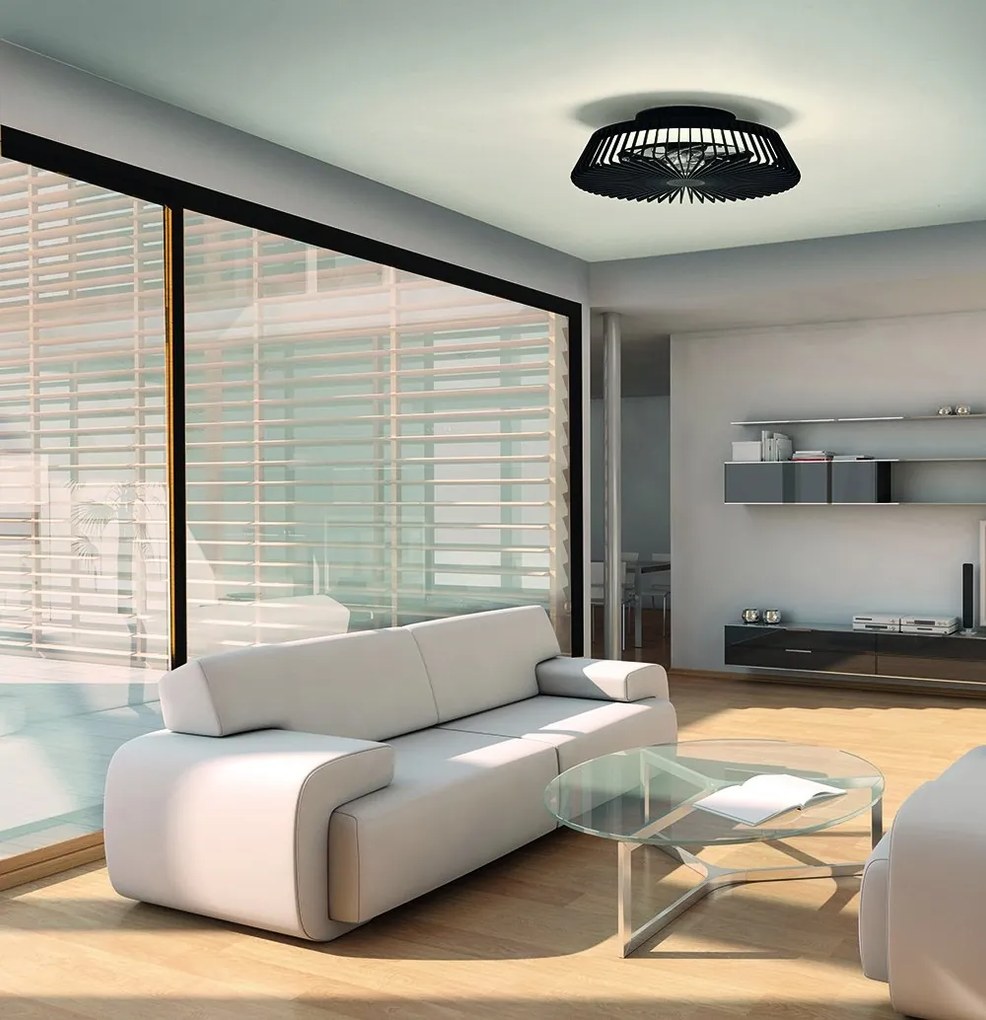 Lustra LED Smart cu Ventilator si telecomanda HIMALAYA negru
