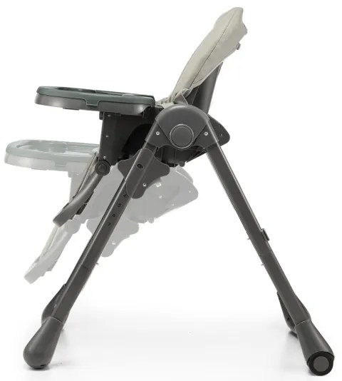 Scaun de masă pentru copii KINDERKRAFT TUMMIE gri