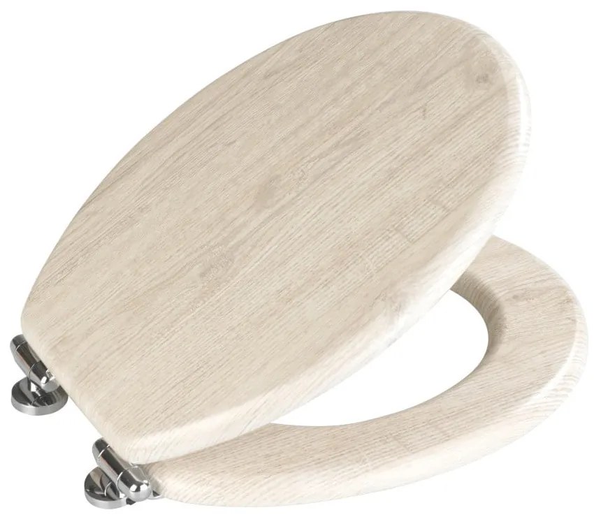 Capac WC cu închidere lentă Wenko Oak, 42,5 x 35,5 cm