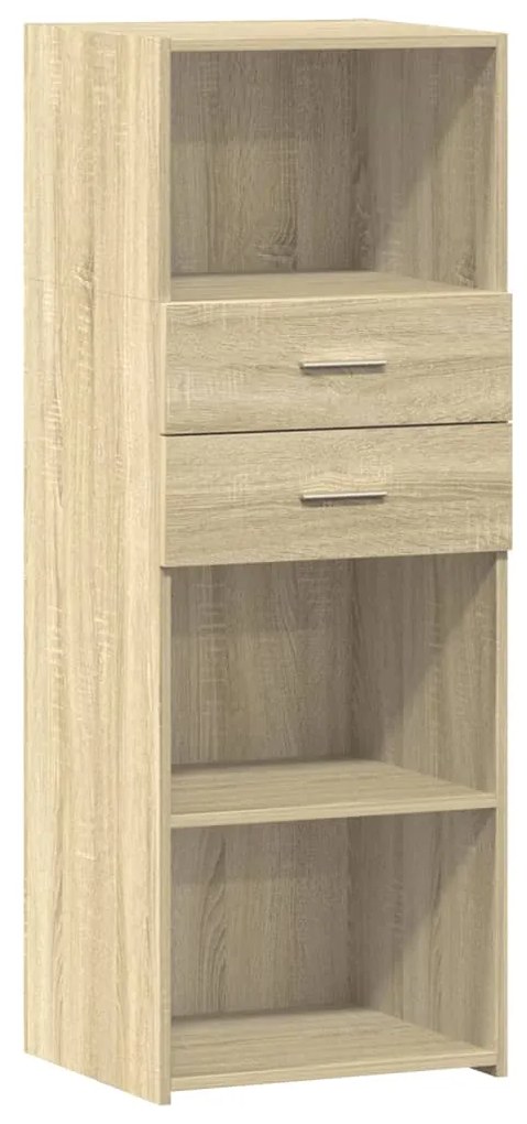 846168 vidaXL Dulap înalt, stejar sonoma, 45x42,5x124 cm, lemn prelucrat