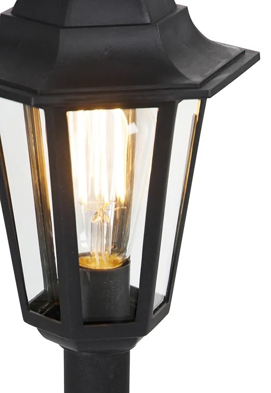 Lămpă inteligentă de exterior neagră 122 cm cu Wi-Fi ST64 - New Haven