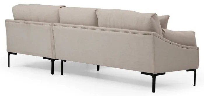 Colțar Artie Leo, bej deschis, colț pe partea dreaptă