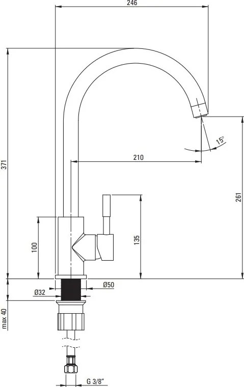 Lima Baterie bucatarie finisaj otel periat BBM_F62M
