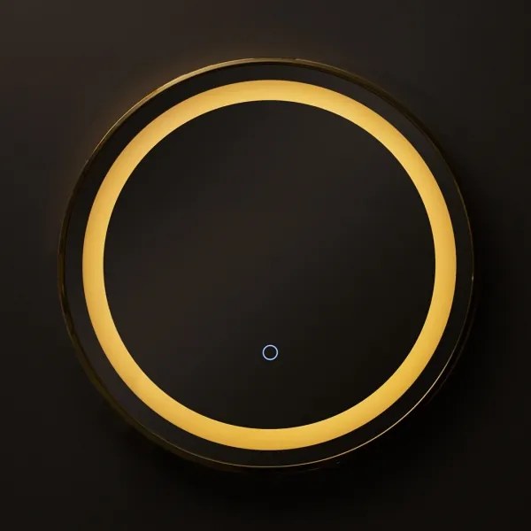 Oglindă LED retroiluminată pentru baie Zuma Line D251801 24W/230V 3000/4000/6000K IP44 auriu