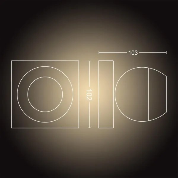 Philips 50471/30/P6 - Spot LED dimabil Hue BUCKRAM 1xGU10/5W/230V