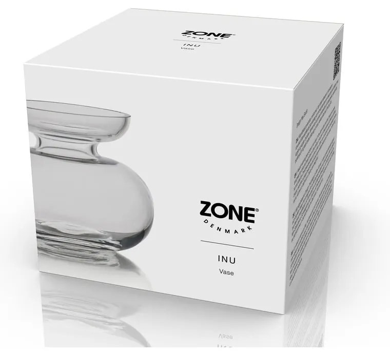 Vază din sticlă lucrată manual (înălțime 9 cm) Inu – Zone