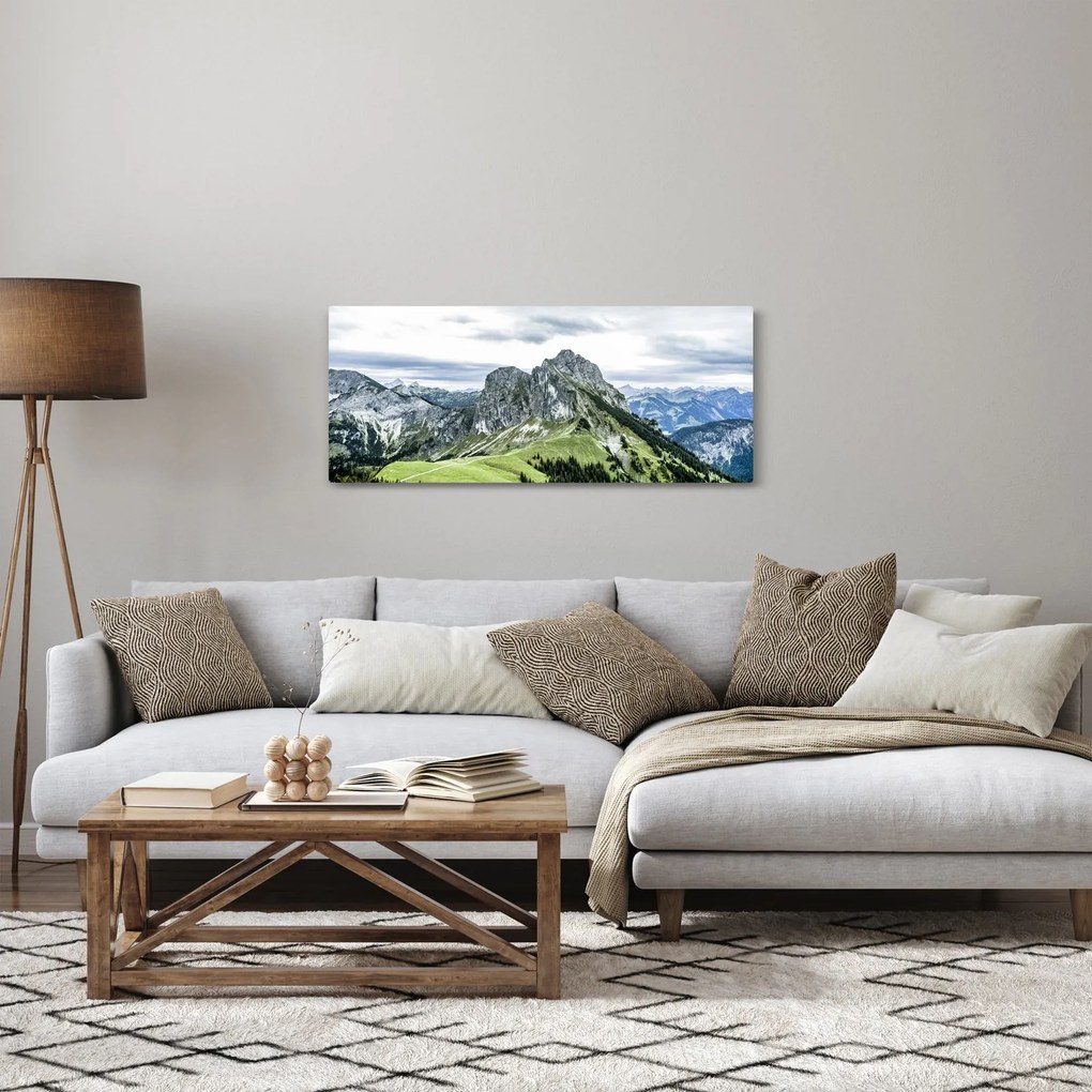 Tablou - Crestele munților (120x50 cm)