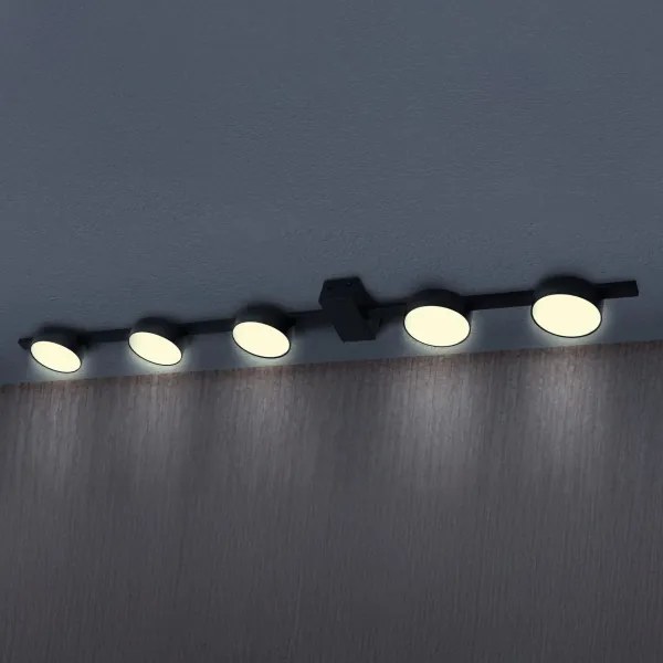 Plafonieră LED JOY 5xGX53/6W/230V negru