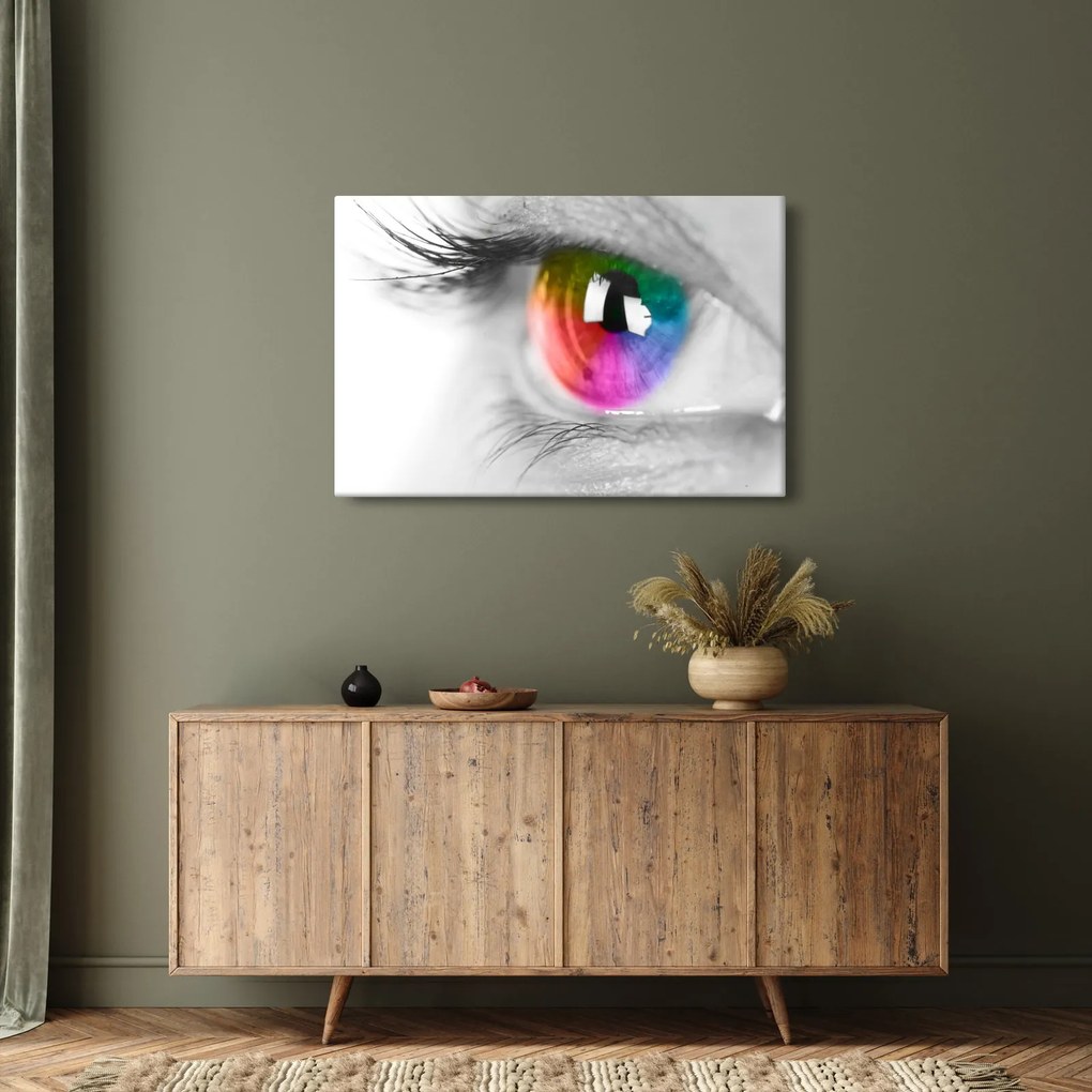 Tablou - Iris din ochi (90x60 cm)