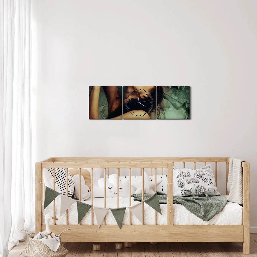 Tablou - Muza (cu ceas) (90x30 cm)