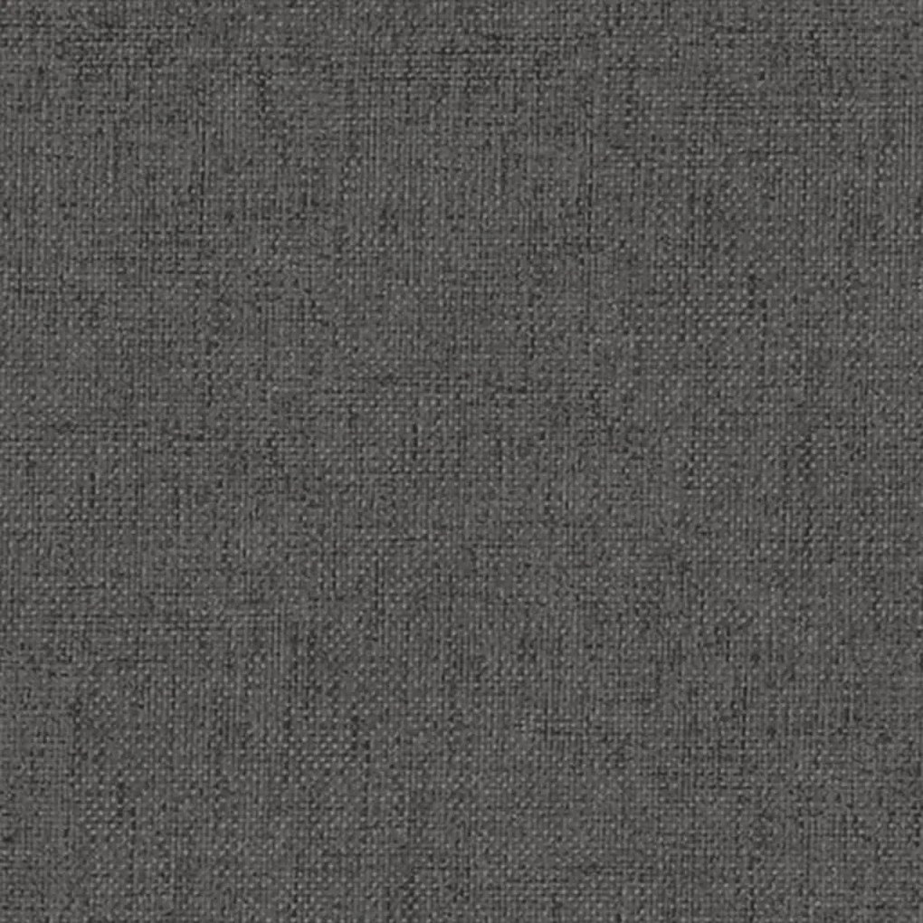 Taburet, gri inchis, 45x29,5x39 cm, material textil Morke gra