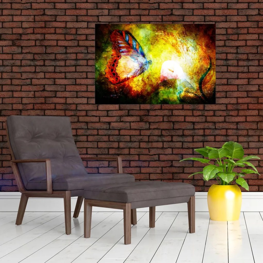 Tablou - Fluture spațial (90x60 cm)