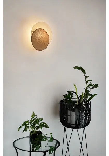 Brilagi - Aplica de perete CIRCLES 1xE27/15W/230V 35x32 cm bej/crem