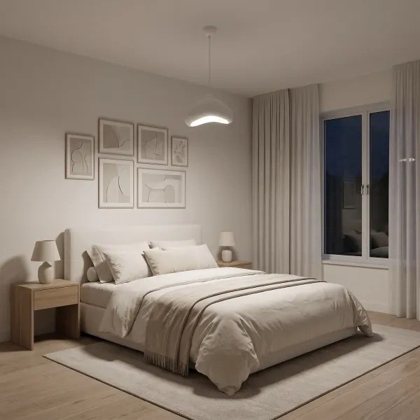 Brilagi - Lampă suspendată cu cablu WABI SABI 1xE27/40W/230V Ø 30 cm albă