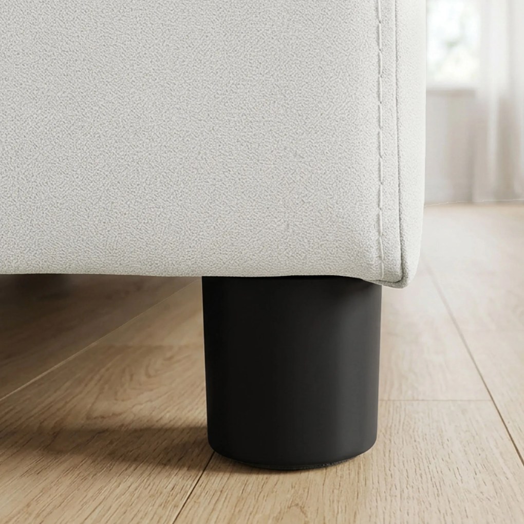 HOMCOM Canapea 2 locuri, 146 cm canapea modulară din piele ecologică cu șezut lat și adânc, perne groase, montaj ușor, Gri | Aosom Romania