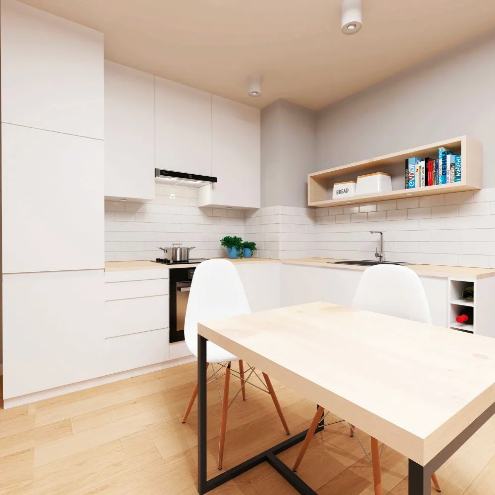 Hotă de bucătărie încorporată MODO 50 INOX 50 cm lățime 80W