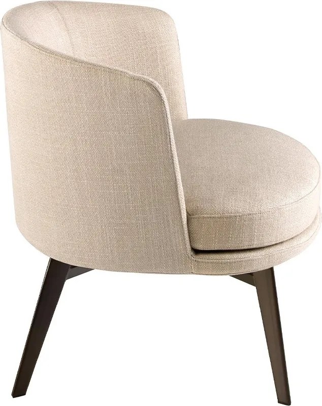 Fotoliu modern elegant Cream fabric