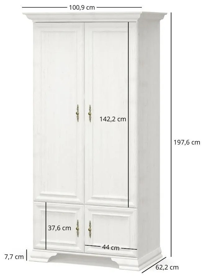 Dulap de haine Incantatos 1 (pin andersen) . 1116895