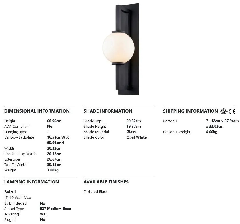 Aplica de perete design modern DARWIN