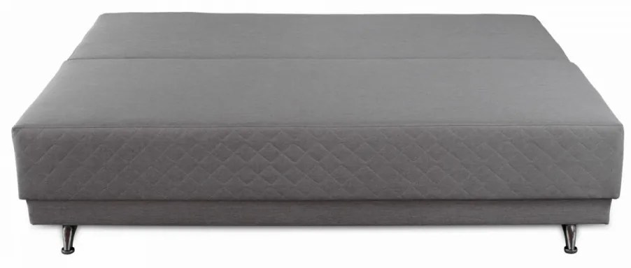 Canapea extensibila Napoli Grey, 205x90x86 cm, cu lada de depozitare