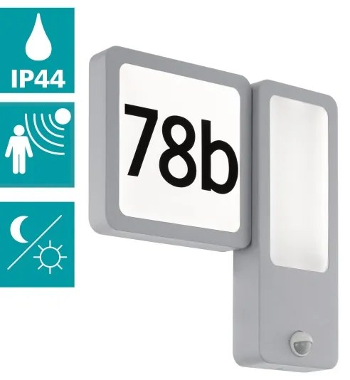 Eglo 97297 - Aplică de perete pentru exterior CHEIRA 2xLED/2,7W + LED/3,6W/230V IP44