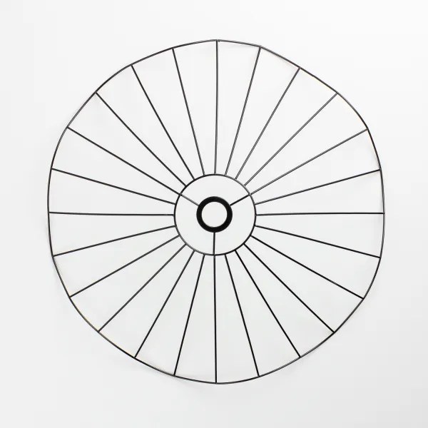 Brilagi - Lustră LED suspendată pe cablu CERIA WIRE 1xE27/40W/230V Ø 60 cm negru