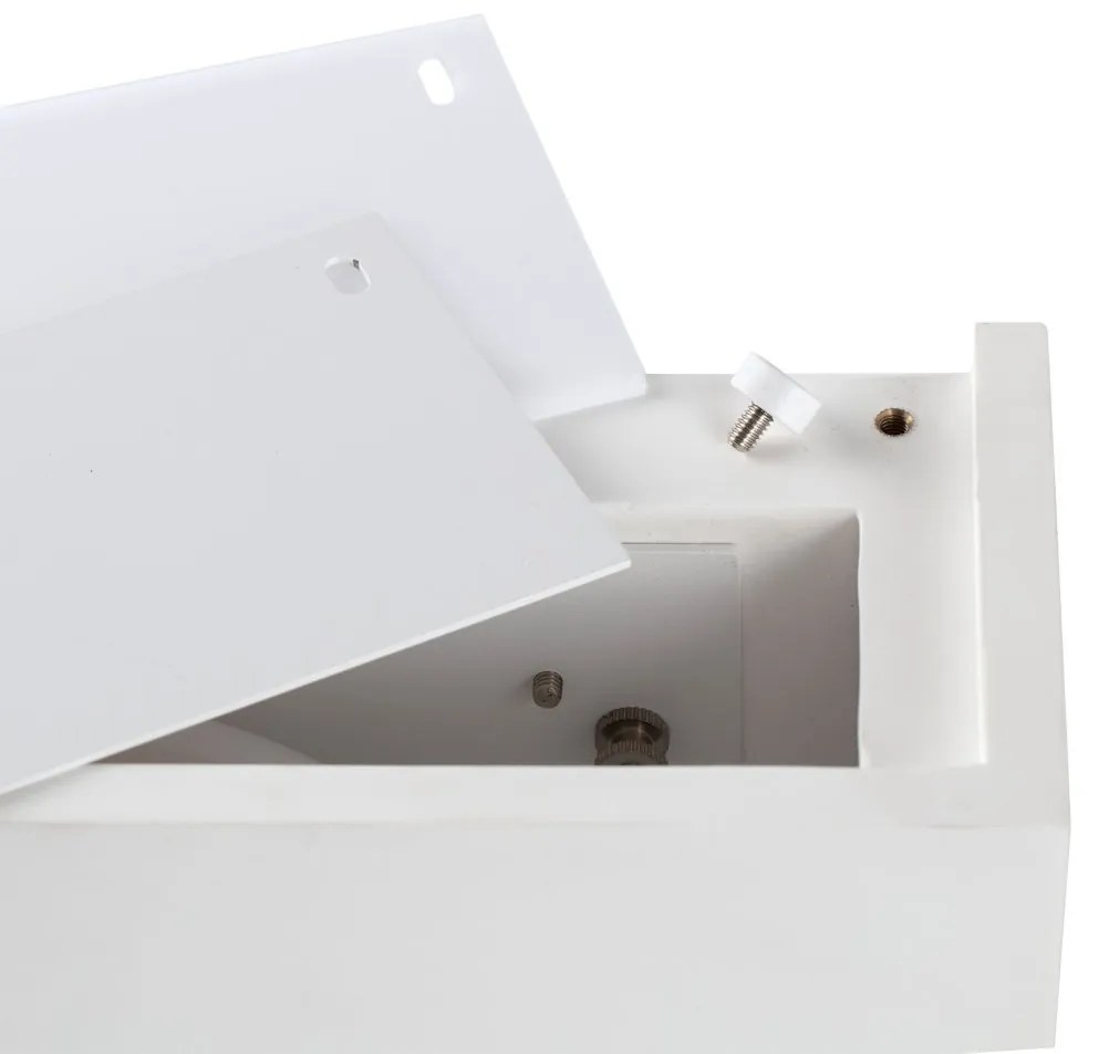 Aplica de perete din ghips MILO 280 White