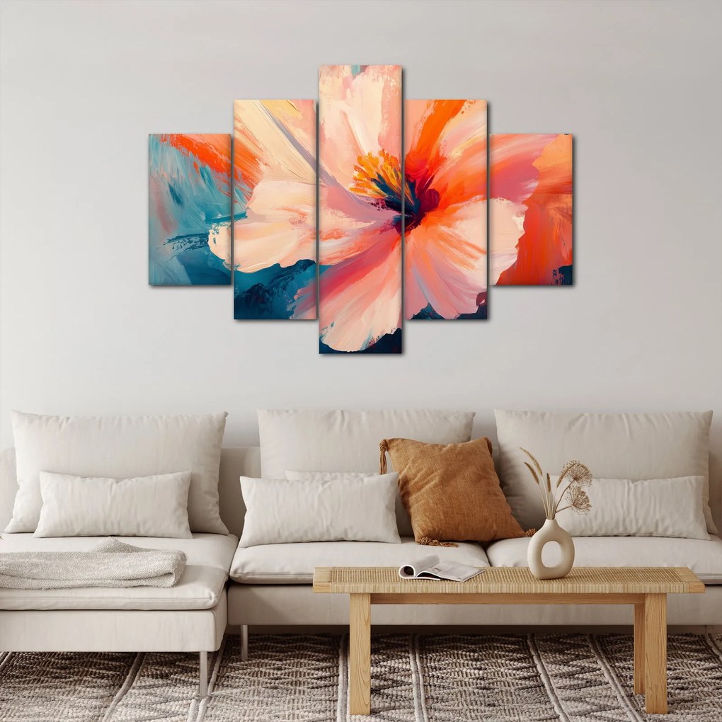 Tablou - Floare pictată (150x105 cm)