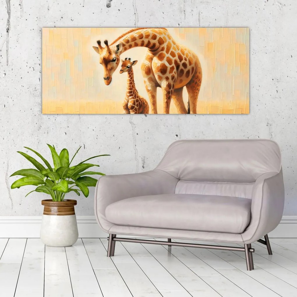 Tablou - Girafe (120x50 cm)