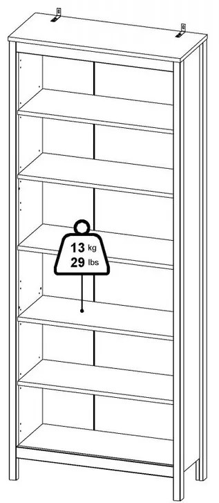 Bibliotecă Real, negru