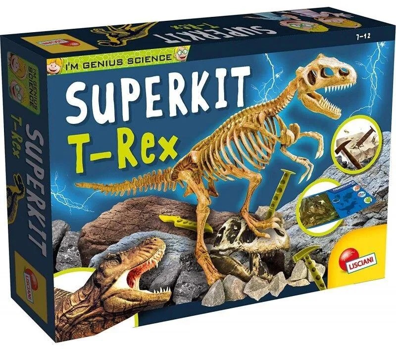 EXPERIMENTELE MICULUI GENIU - KIT PALEONTOLOGIE T-REX - LISCIANI (L81103)