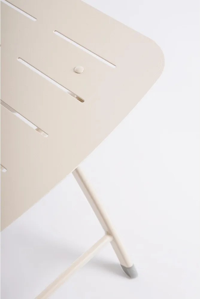 Set de dining pentru grădină bej din oțel pentru 2 persoane Yvonne – Bizzotto