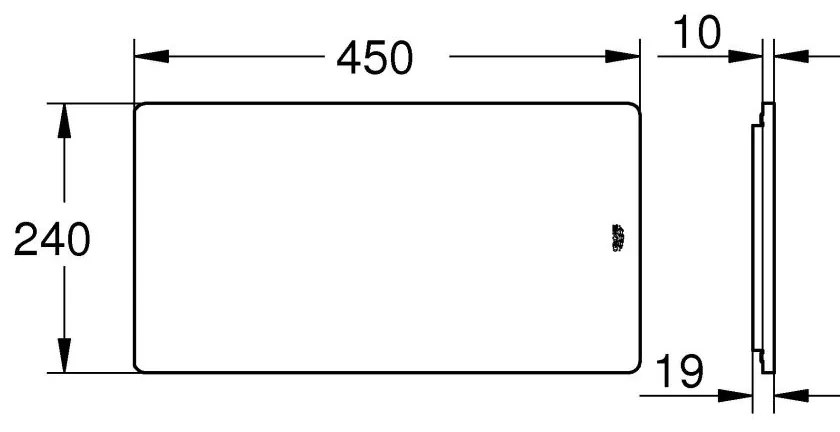 Grohe placa de tocat 40750HW0