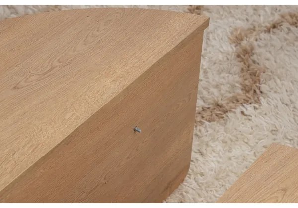 SET 2x măsuță de cafea ORION stejar