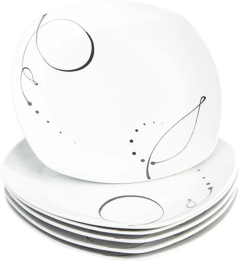 Domestic Set farfurii întinse 6piese Chanson, 25 cm